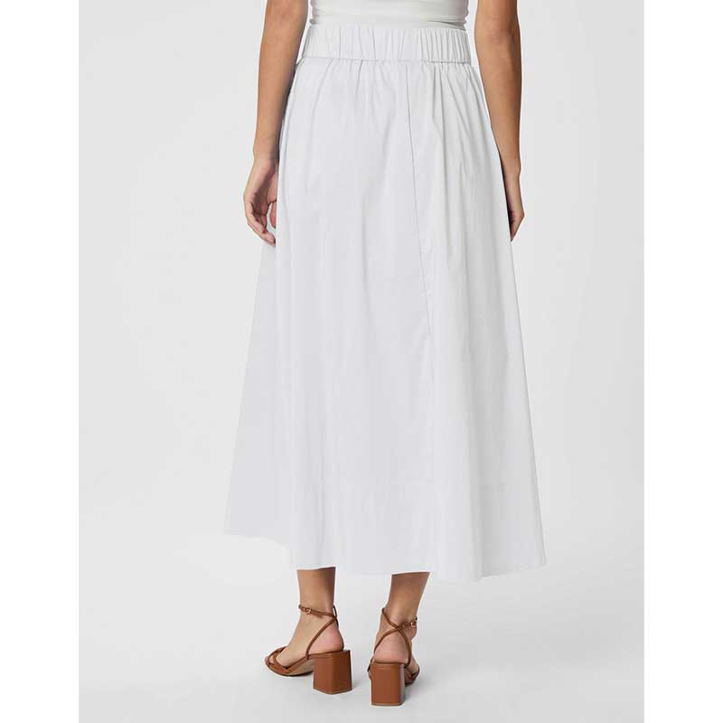 Neo Noir Yara Poplin Skirt White