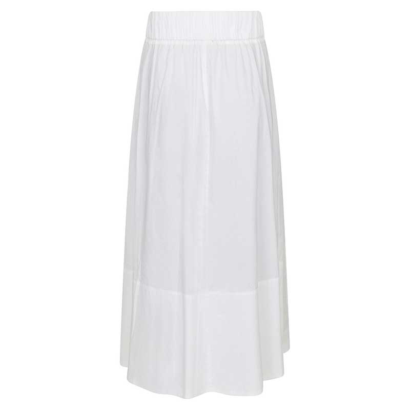 Neo Noir Yara Poplin Skirt White