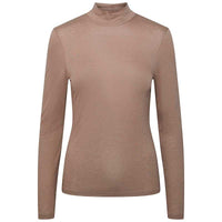 PIECES PCLUX WOOL LS TURTLENECK TOP SAND - J BY J Fashion