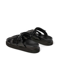 Pavement Maru Croco Sandals Black Croco