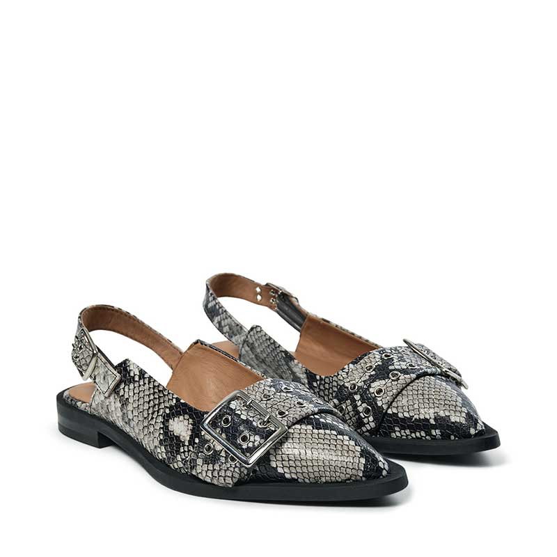 Pavement Saso Slingback Snake Snake