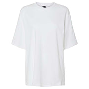 Pieces PCAuna SS Oversize Tee D2D Bright White - J BY J Fashion