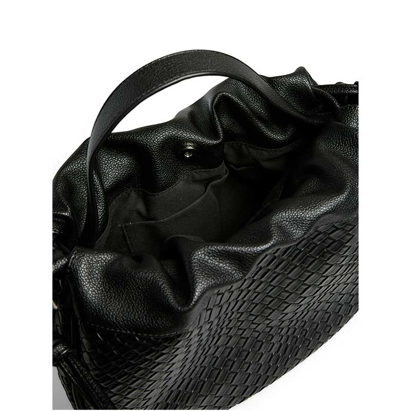 Pieces PCBalloon Large Braided Bag Black