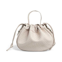 Pieces PCBalloon Large Braided Bag Silver Mink