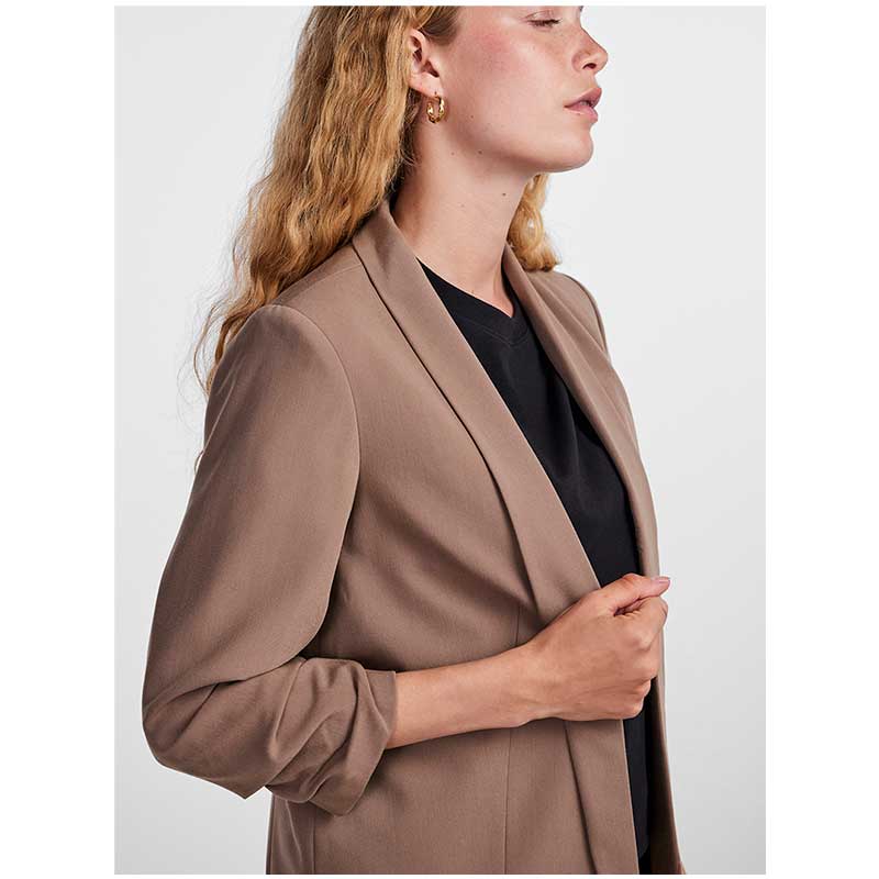 Pieces PCBosella 3/4 Blazer Noos Fossil - J BY J Fashion