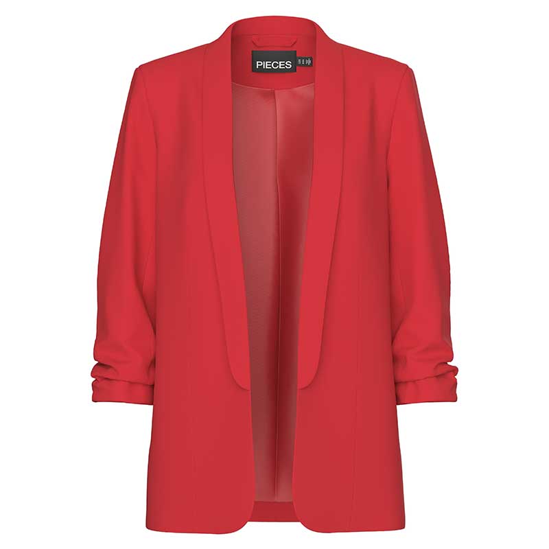 Pieces PCBosella 3/4 Blazer Noos High Risk Red