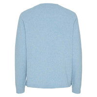 Pieces PCBree LS O-Neck Knit Noos Cashmere Blue Melange