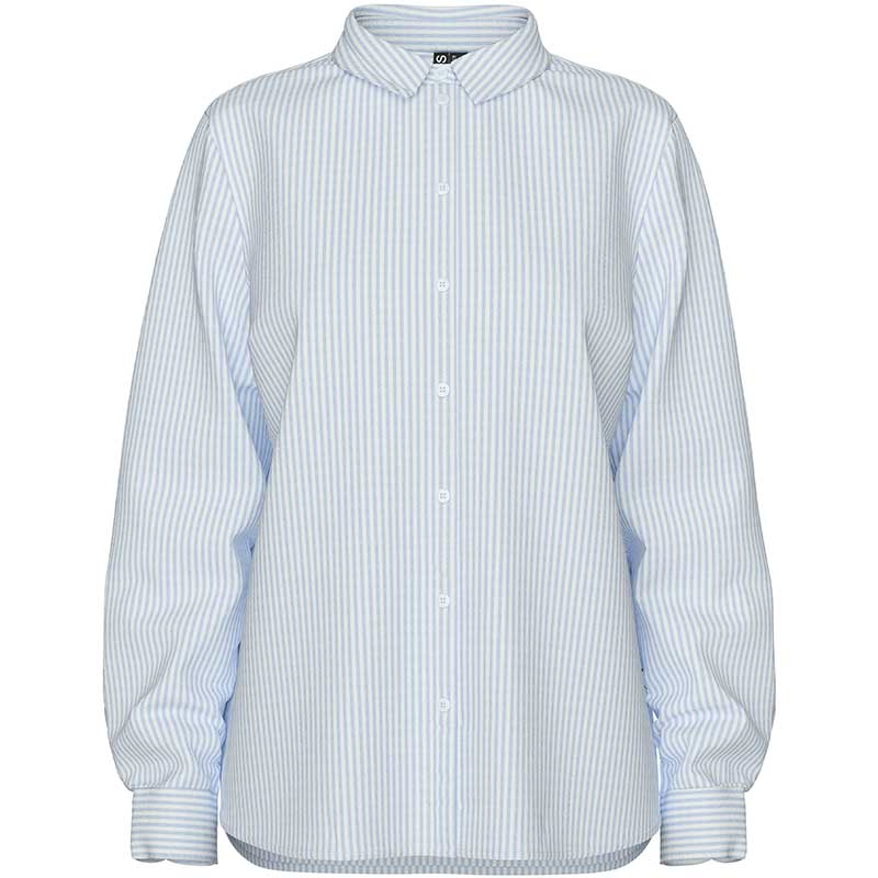 Pieces PCIrena LS Oxford Shirt Noos Bright White Stripes