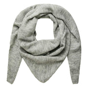 Pieces PCJuliana Triangle Scarf Light Grey Melange - J BY J Fashion