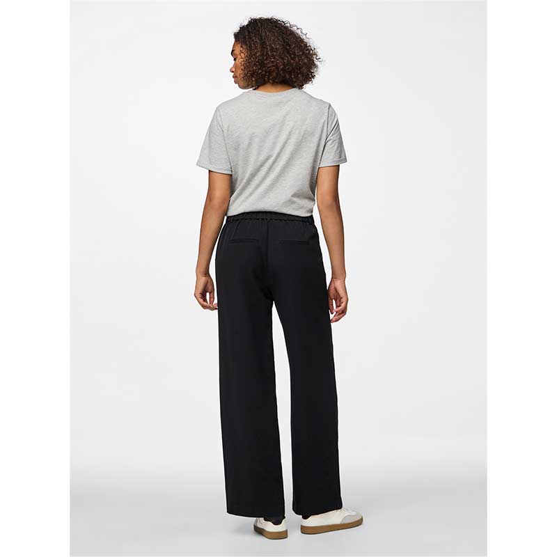 Pieces PCKamil HW Wide Pant Noos Black - J BY J Fashion