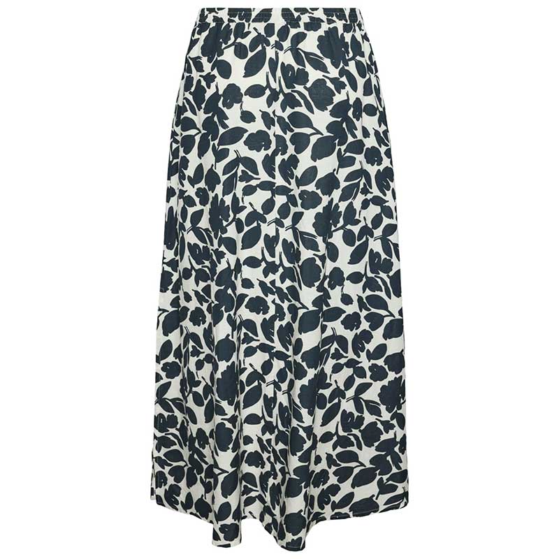 Pieces PCKlarisa Hw Long Skirt BC Navy - J BY J Fashion