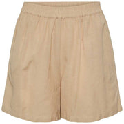 Pieces PCMilano HW Shorts Sand - J BY J Fashion