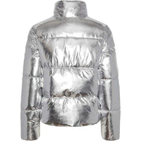 Pieces PCNamie Puffer Jacket Silver - J BY J Fashion