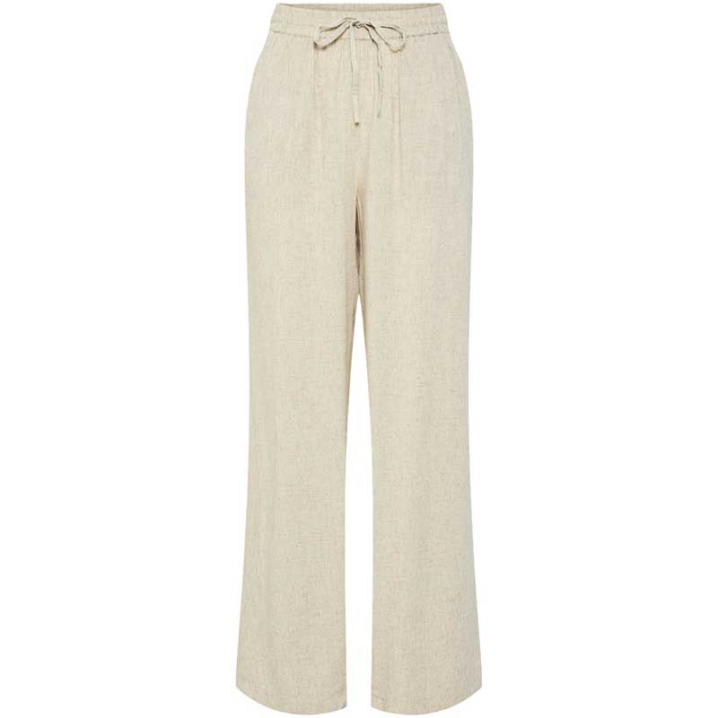 Pieces PCPia HW Wide Pants Noos Birch Melange