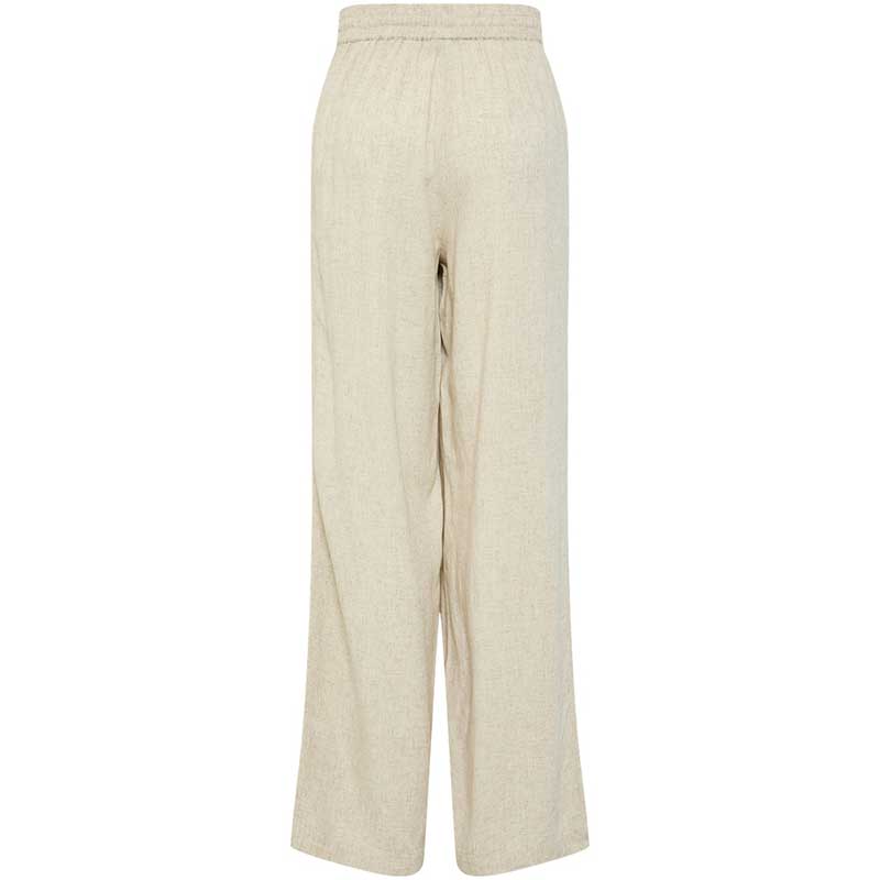 Pieces PCPia HW Wide Pants Noos Birch Melange