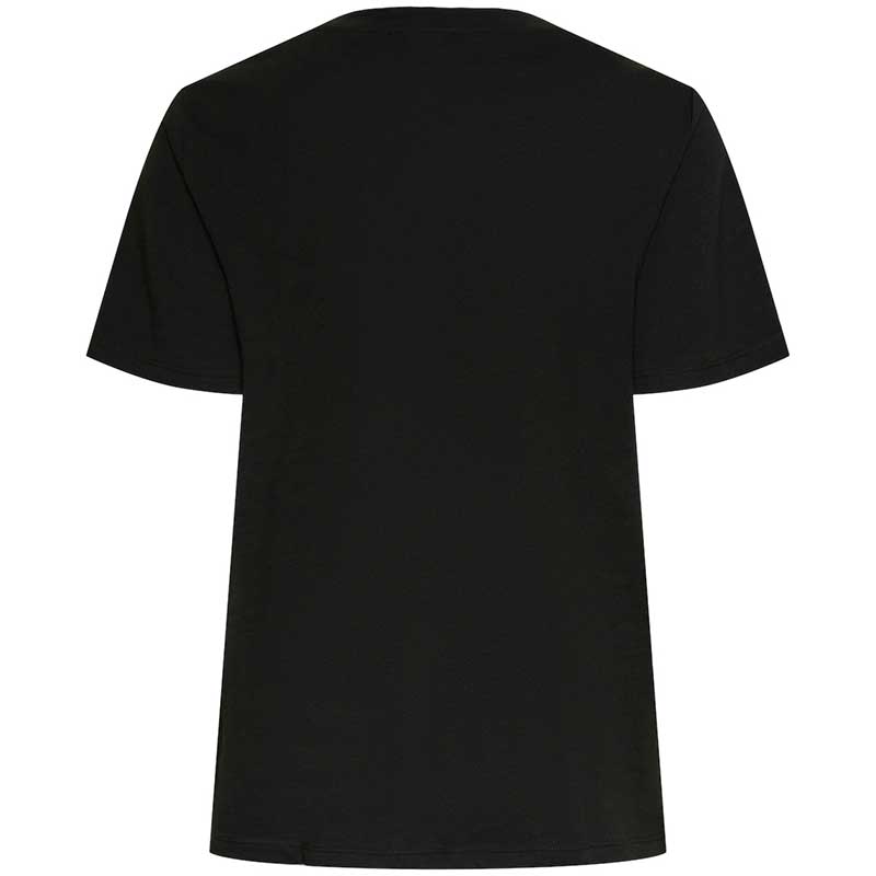 Pieces PCRine SS Printed T-Shirt Black - J BY J Fashion