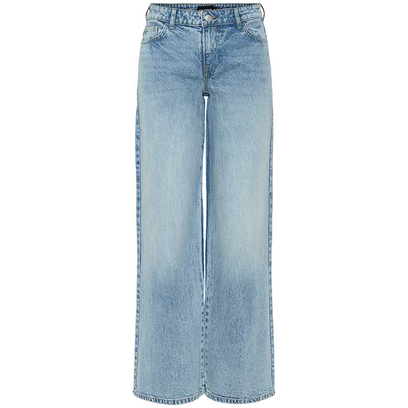 Pieces PCSelma LW Wide Jeans Noos Light Blue Denim