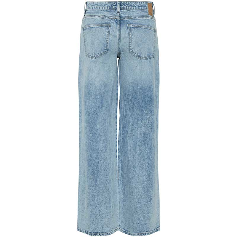 Pieces PCSelma LW Wide Jeans Noos Light Blue Denim