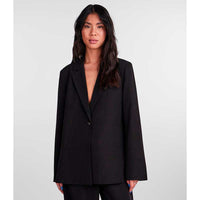 Pieces PCSille LS Blazer W. Side Slits Sort