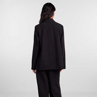 Pieces PCSille LS Blazer W. Side Slits Sort