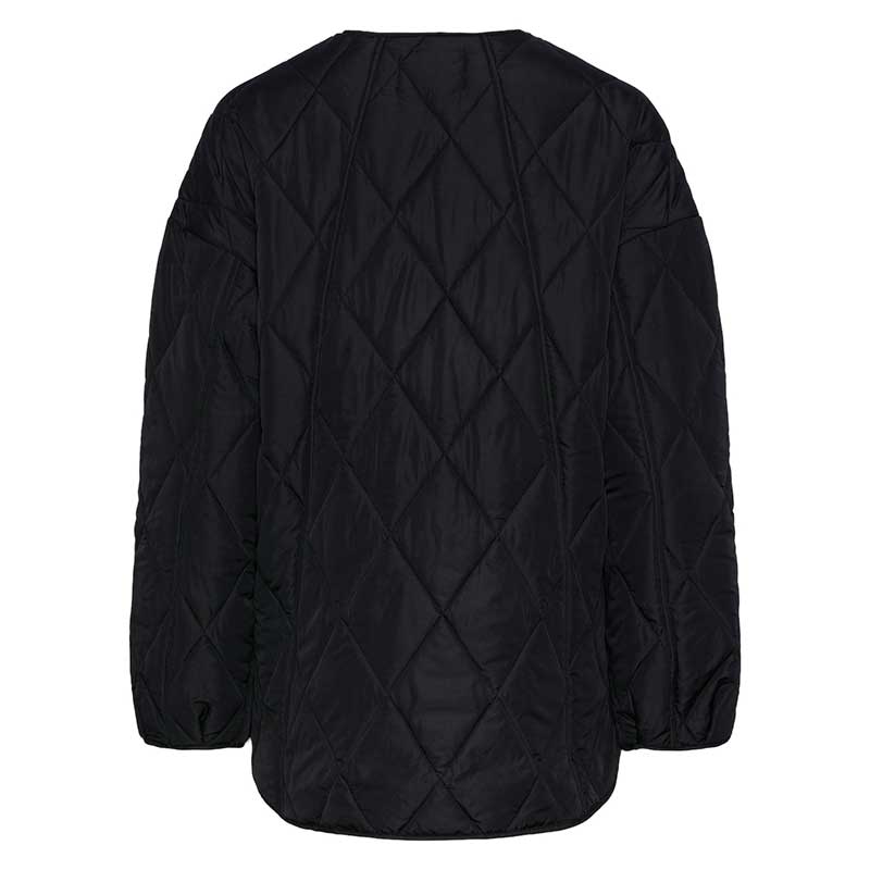 Pieces PCStella Quilted Jacket Noos Black - J BY J Fashion