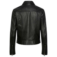 Pieces PCSusse Leather Jacket Noos Black - J BY J Fashion