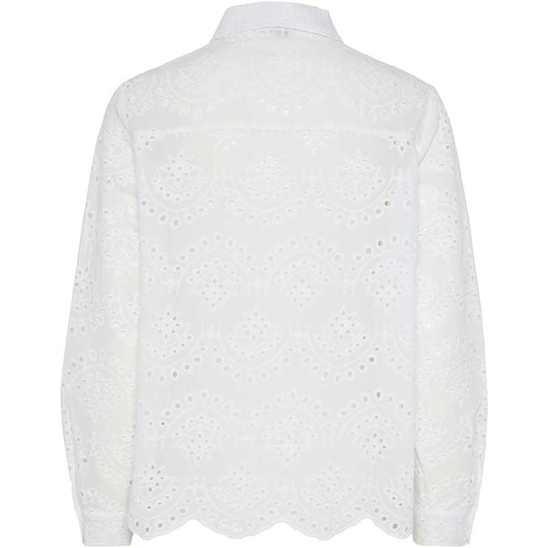 Pieces PCVilde LS Shirt Noos Bright White