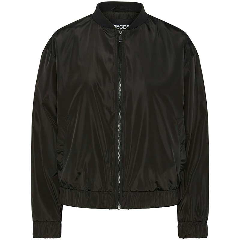 Pieces PCViola Bomber Jacket Black - J BY J Fashion