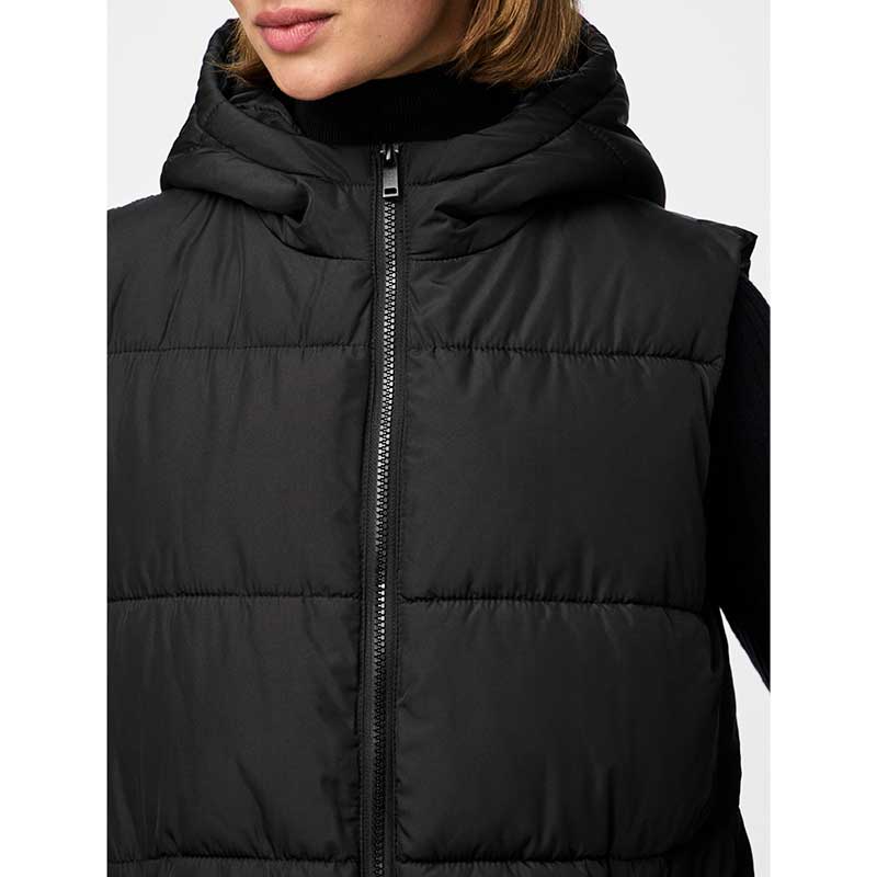 Pieces PCBee New Puffer Vest Noos Black - J BY J Fashion