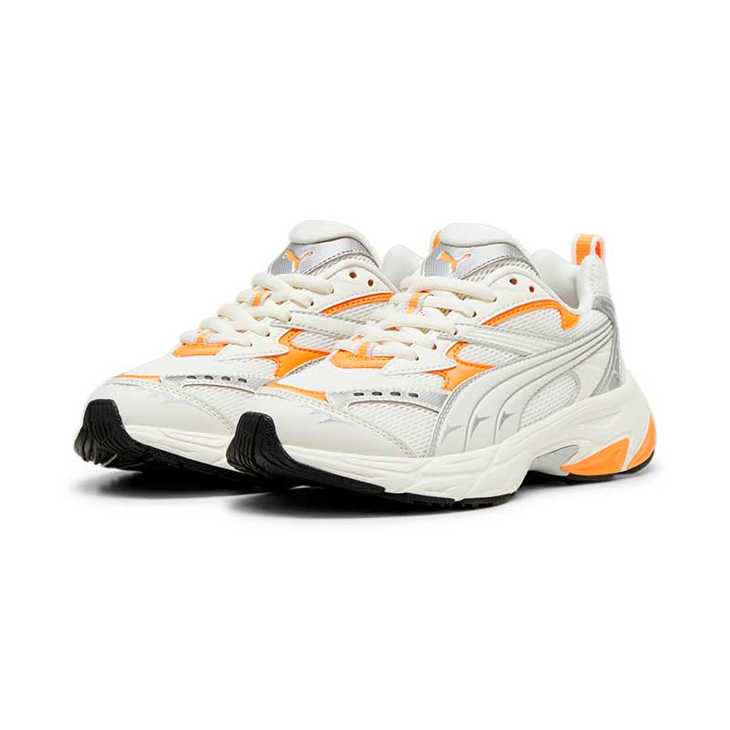 Puma Morphic Warm White Melon Sneakers Orange - J BY J Fashion