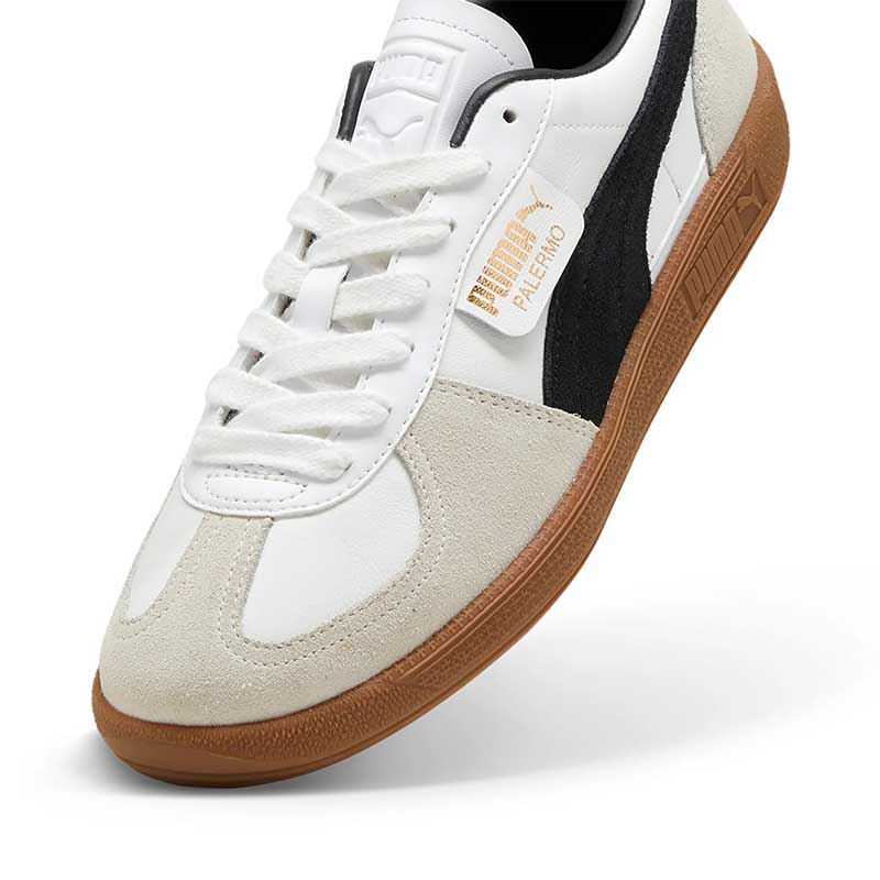 Puma Palermo Lth White-Vapor Gray-Gum