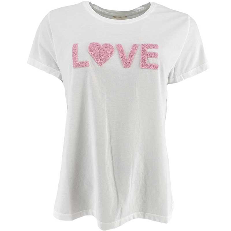 Rosas IS-T-S Love T-shirt S/S White