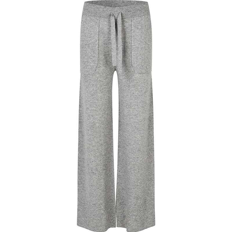 Second Female Lounge Knit Pant Grey Melange - J BY J Fashion