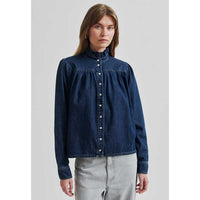 Second Female Mina Denim Shirt Blue Denim