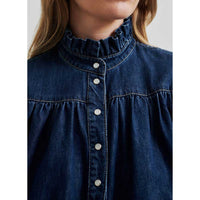 Second Female Mina Denim Shirt Blue Denim