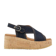 Via Vai 62080 Sissel Capri Sandal Mørkeblå - J BY J Fashion