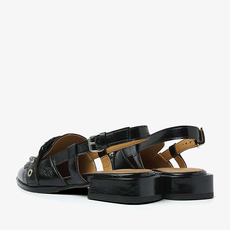 Via Vai Jazz Tammi Sandal Ischia Nero