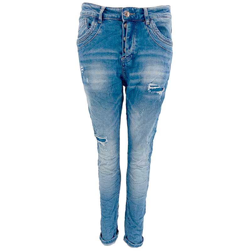 J BY J 7285 JEANS LYSEBLÅ - J BY J Fashion