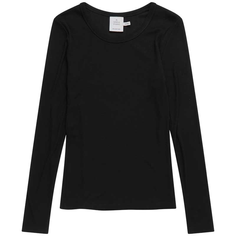 MUNTHE CUTEST LONG SLEEVE T-SHIRT SORT - J BY J Fashion